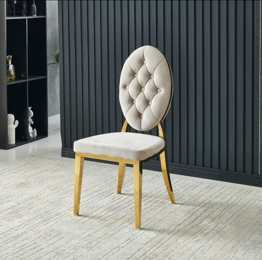 CHAISE OVA DORE TAUPE | MULTI-AFFAIRES