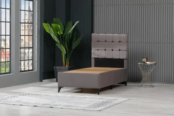 LIT CUBA VELOURS COFFRE 90x190 | MULTI-AFFAIRES