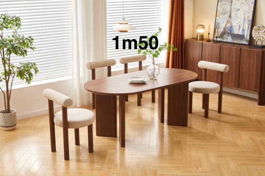 TABLE A MANGER AMBRE NOYER 150 | MULTI-AFFAIRES