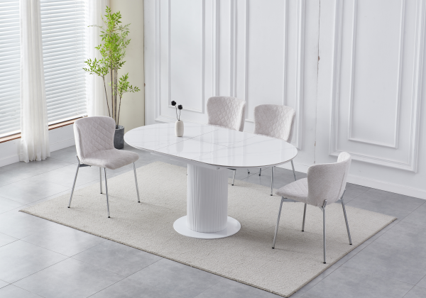 TABLE A MANGER RALLONGE CERAMIQUE SOFIA | MULTI-AFFAIRES