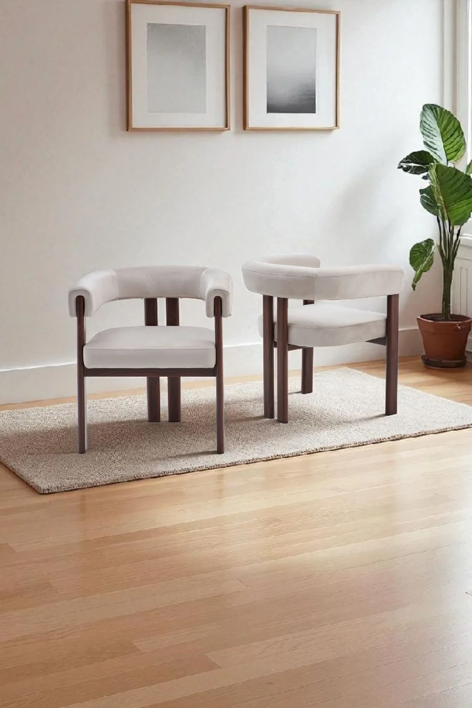 CHAISE LIORA TAUPE EFFET NOYER | MULTI-AFFAIRES