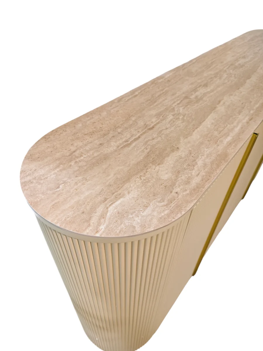 BUFFET CALYPSO TRAVERTIN CÉRAMIQUE | MULTI-AFFAIRES