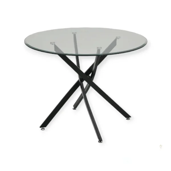 TABLE OLIVIA RONDE PIED NOIR | Baljinder singh
