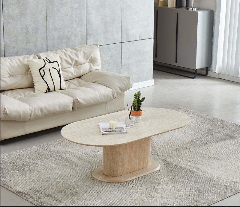 TABLE BASSE TRAVERTIN | MULTI-AFFAIRES