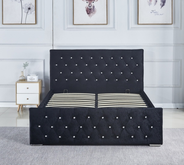 LIT PRESTIGE NOIR 140x190/ref:2 | MULTI-AFFAIRES