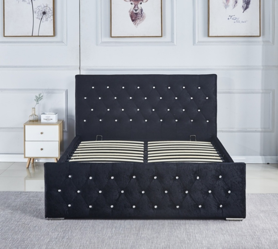 LIT PRESTIGE NOIR 140x190/ref:2 | MULTI-AFFAIRES