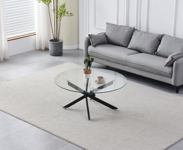 TABLE BASSE OLIVIA PIED NOIR | MULTI-AFFAIRES