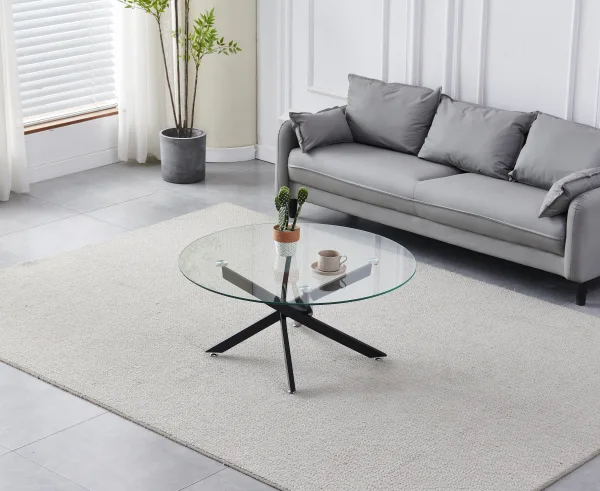 TABLE BASSE OLIVIA PIED NOIR | MULTI-AFFAIRES