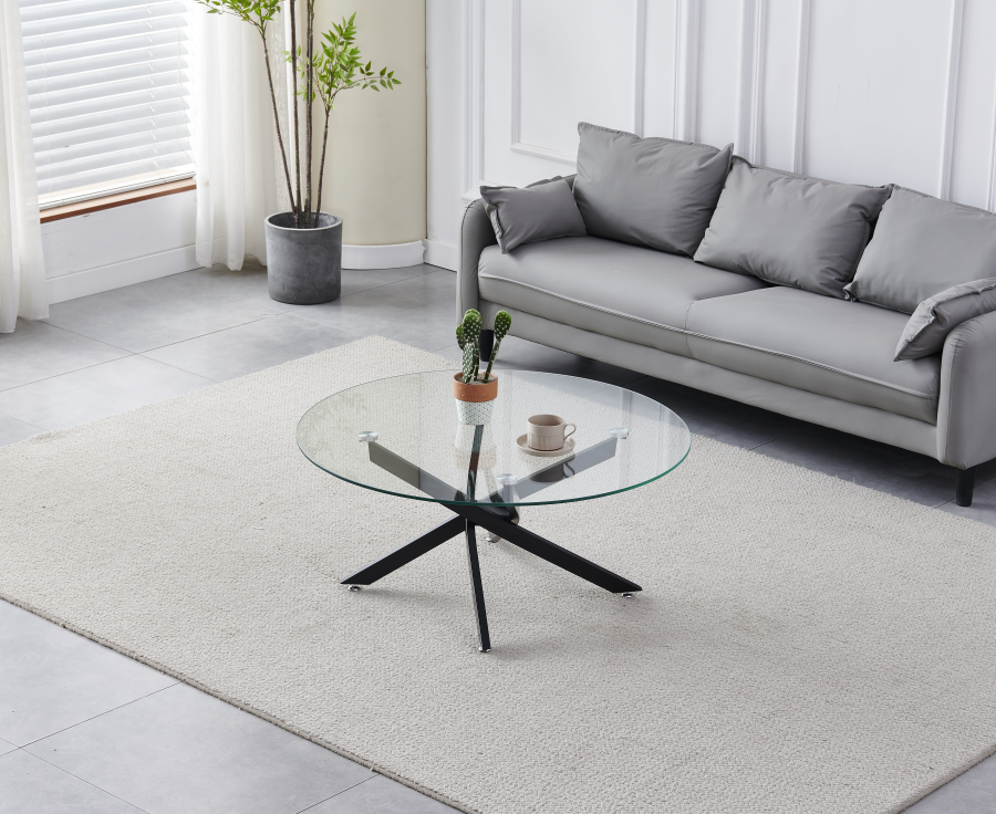 TABLE BASSE OLIVIA PIED NOIR | MULTI-AFFAIRES