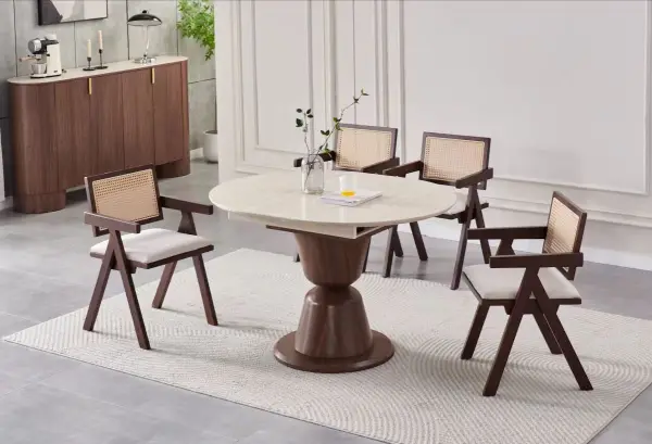 TABLE A MANGER RALLONGE CERAMIQUE CAMILLE PIED NOYER | MULTI-AFFAIRES