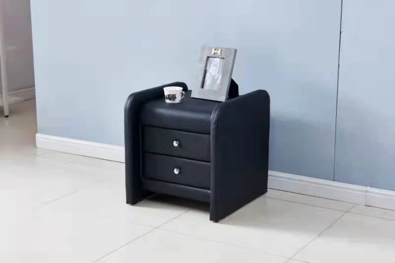CHEVET NOIR SIMILICUIR | MULTI-AFFAIRES