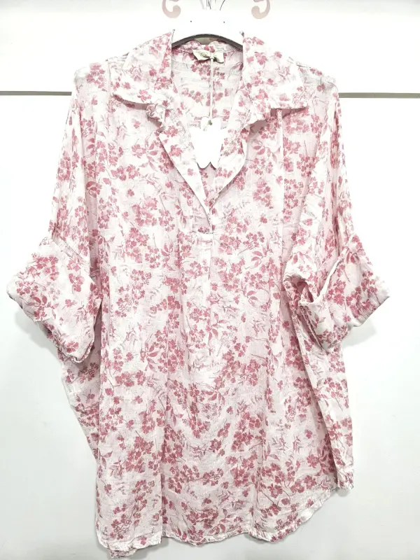 BLOUSE IMPRIMÉ FLEURS  | Jus de coco 