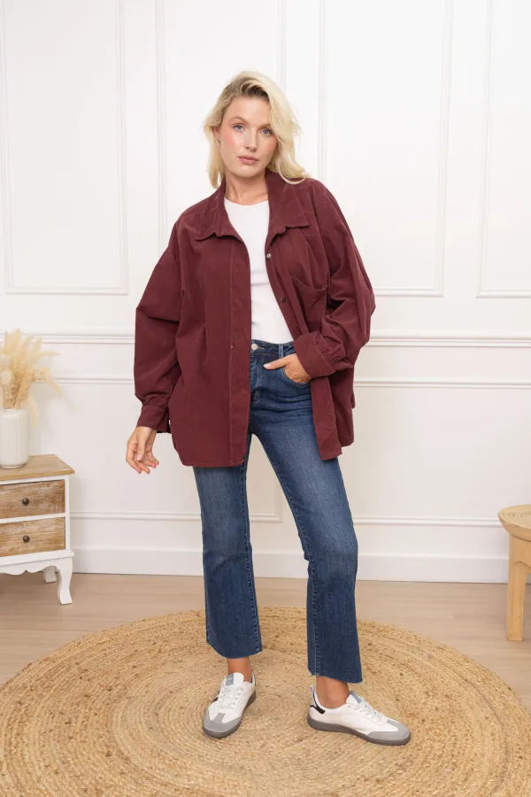  Chemise En Velours Côtelé | Vintage Mode