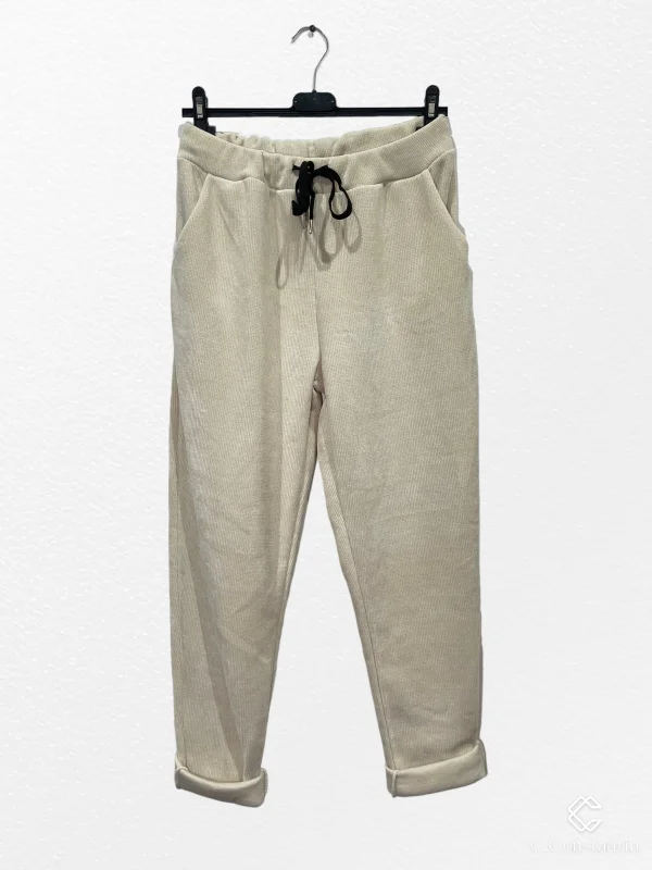 Pantalon effet velour | Vintage Mode
