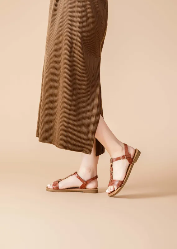 Sandale camel | Rynalife