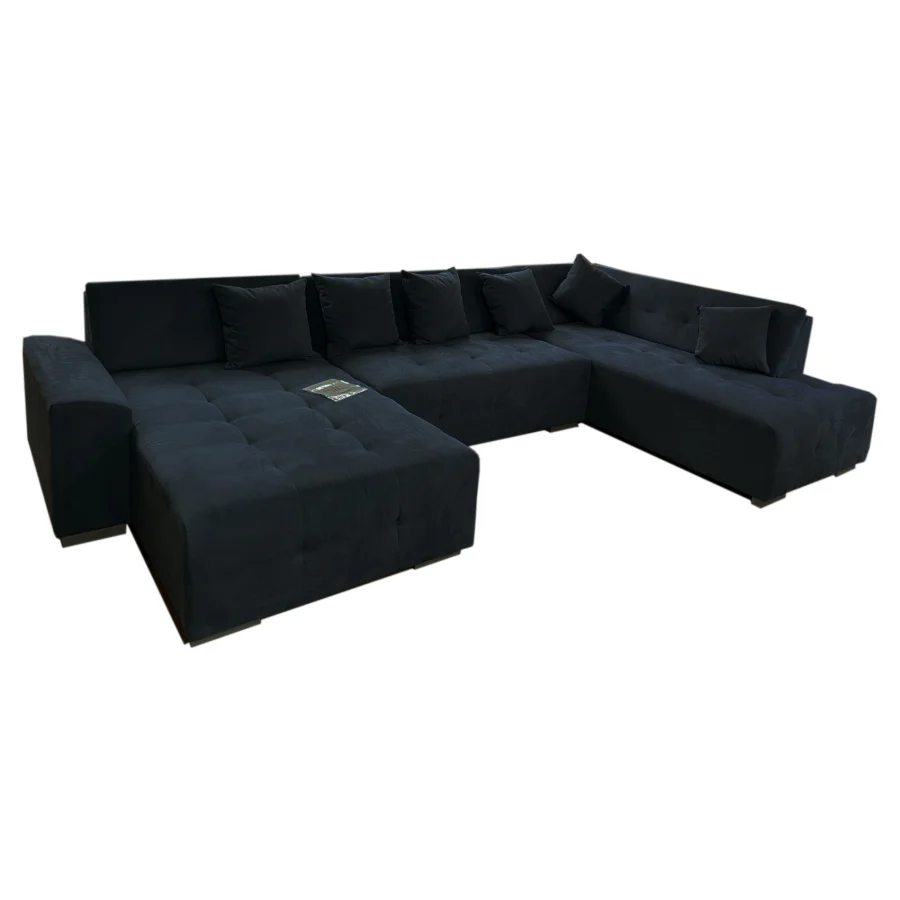 Canape U en velours  | MULTI-AFFAIRES