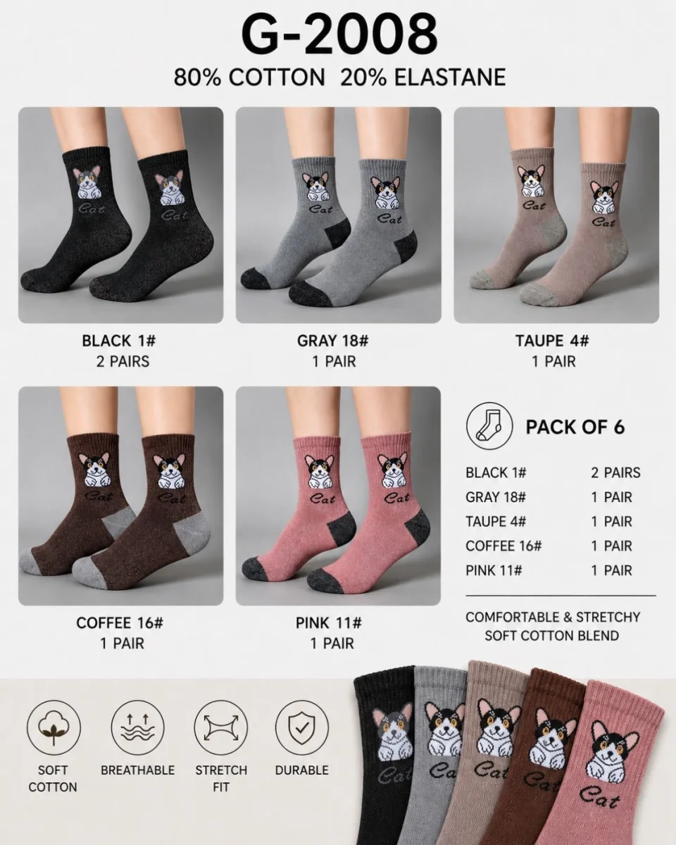 CHAUSSETTES chat | Boutique Manon création