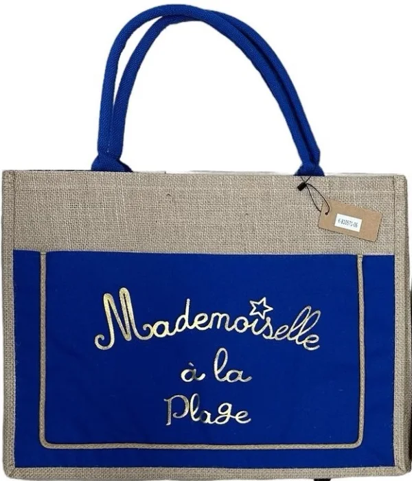 TOTE BAG MADEMOISELLE A LA PLAGE | La p'tite robe