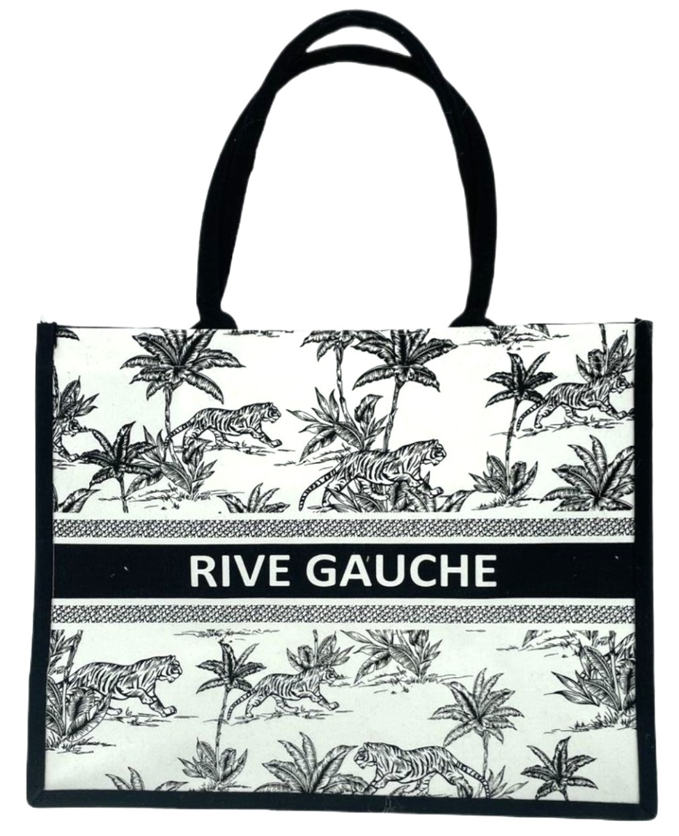TOTE BAG RIVE GAUCHE TOILE DE JOUY | La p'tite robe