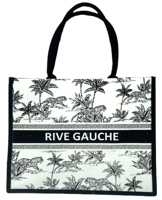 TOTE BAG RIVE GAUCHE TOILE DE JOUY | La p'tite robe