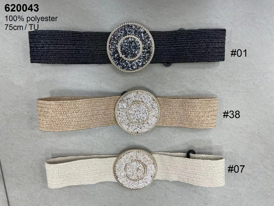 CEINTURE ELASTIQUE BOUCLE PIERRES | La p'tite robe