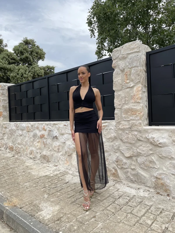 Conjunto largo tull | New Secret