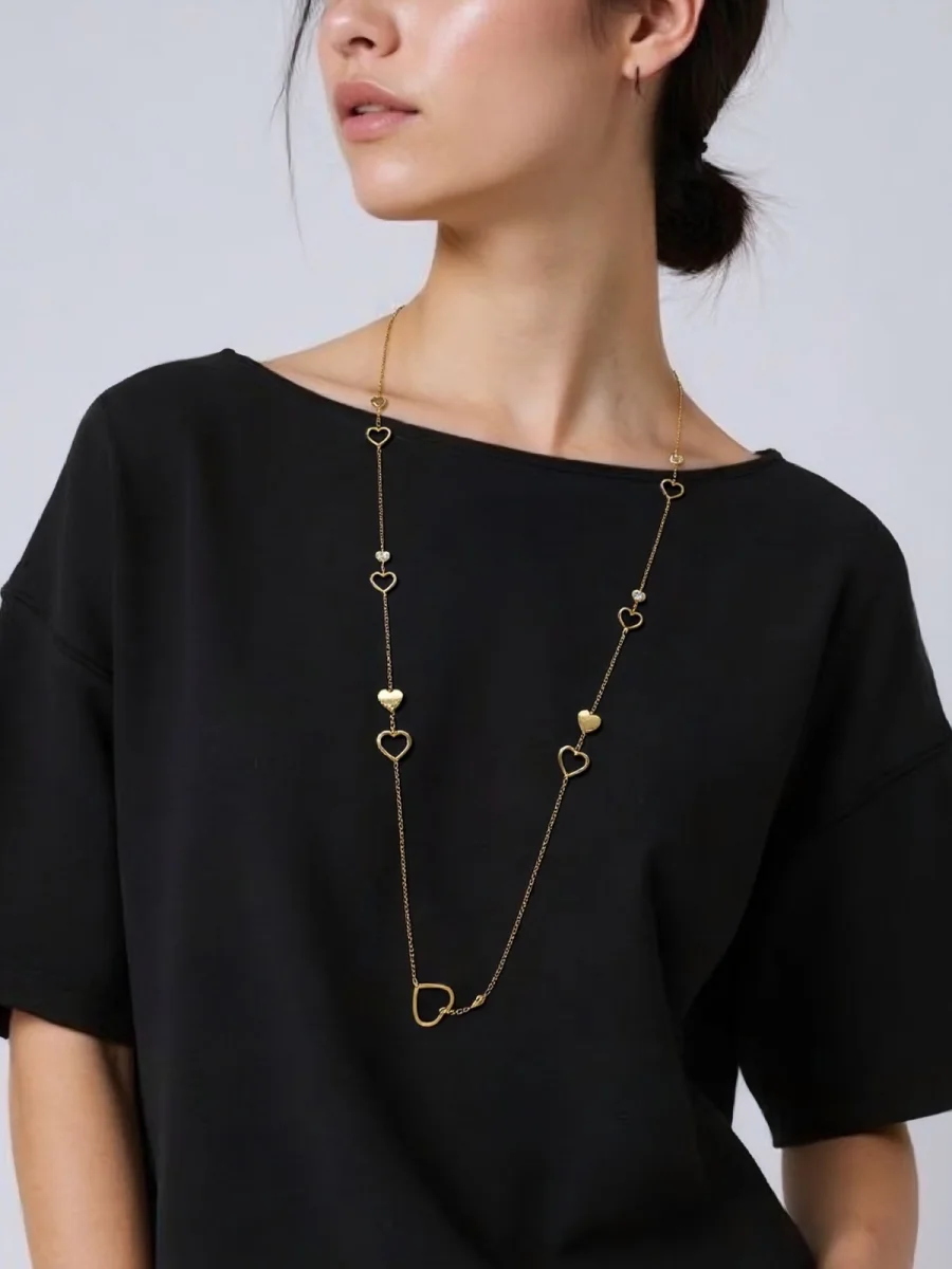 SAUTOIR EN ACIER INOXYDABLE  | Bijoux fantaisie en acier inoxydable