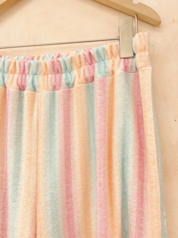 Bright Striped Terrycloth Pant | Merci.
