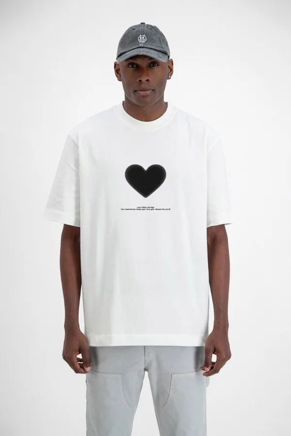T-SHIRT AMOUR COURAGEUX | STYLISH PARIS