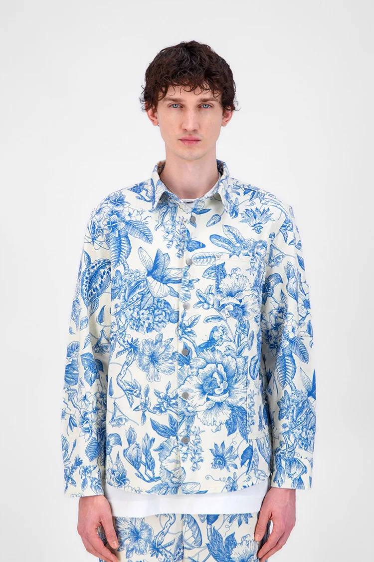 SURCHEMISE FLORAL  | STYLISH PARIS