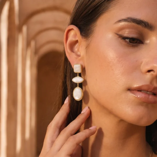 Boucles d'oreilles pendantes - Toscane | Chez Florem