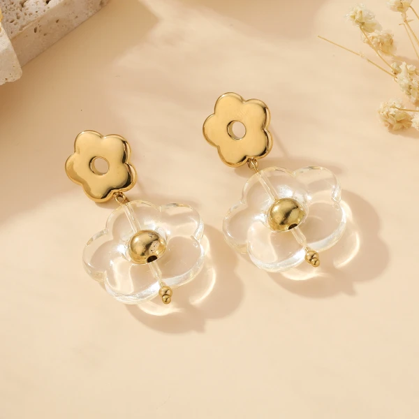 Boucles d'oreilles pendantes - Yvette | La maison des robes
