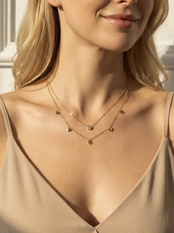 Colliers Pioggia di Cuori  | Vany Gioielli