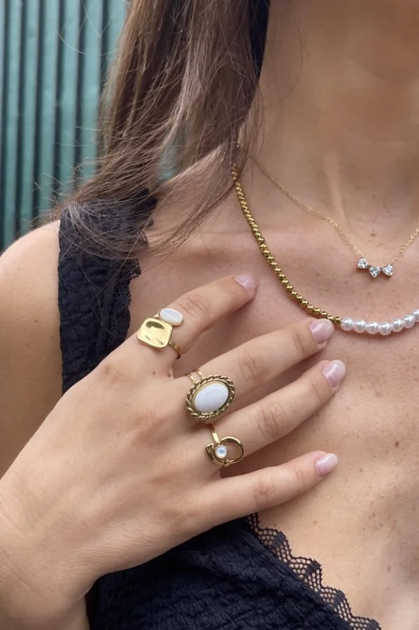 Bague en acier inoxydable | Vany Gioielli