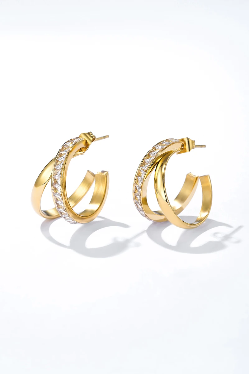 Boucles d'oreilles Nodo Brillante  | Vany Gioielli