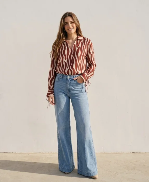 Blouse imprimée | Boutique Manon création