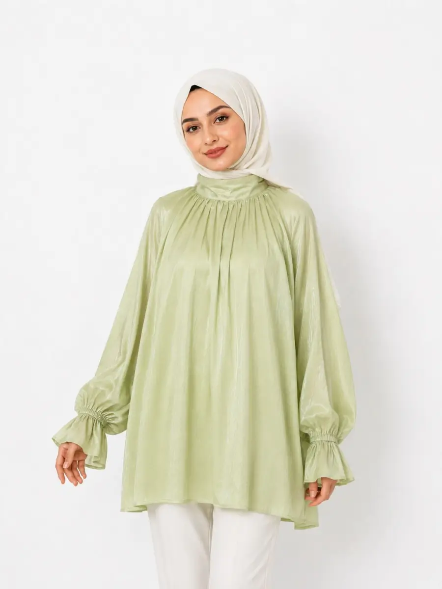 Blouse TISSU BRILLANTE | Aaba