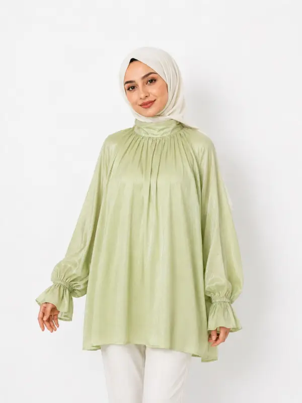 Blouse TISSU BRILLANTE | Aaba