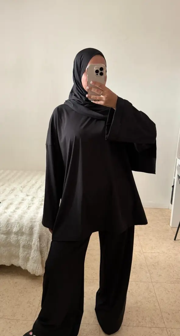 Burkini col rond Pantalon + Voile | Aaba