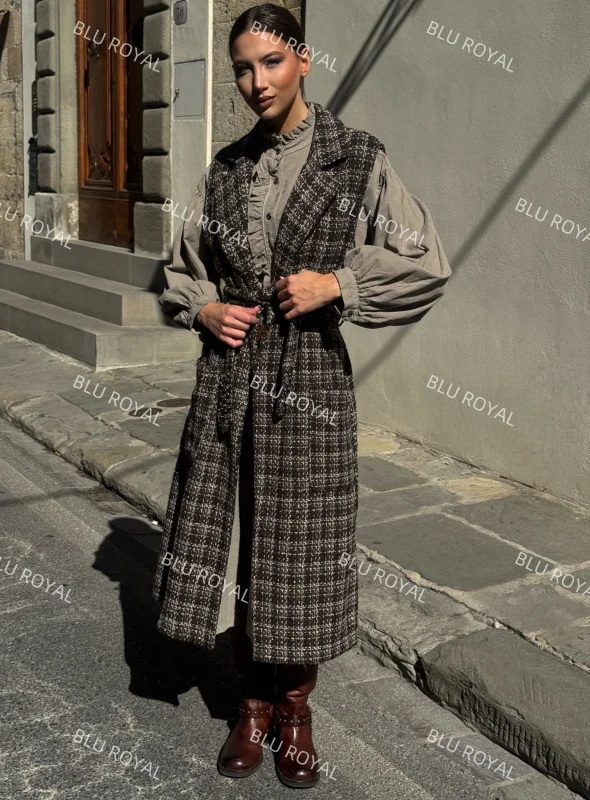 Gilet lungo cardigan  | Maelle B. Fashionlab 