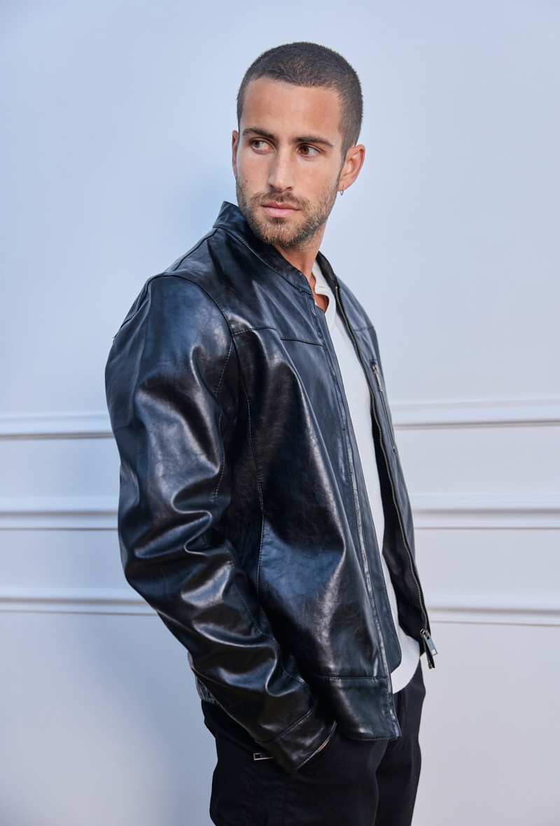 Jacket semi cuir | R9 DENIM