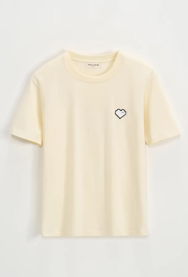 T-SHIRT IMPRIMÉ COEUR | STYLISH PARIS