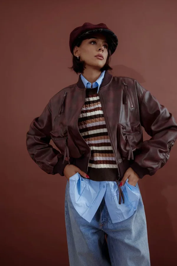 Giubbetto ecopelle  | Maelle B. Fashionlab 