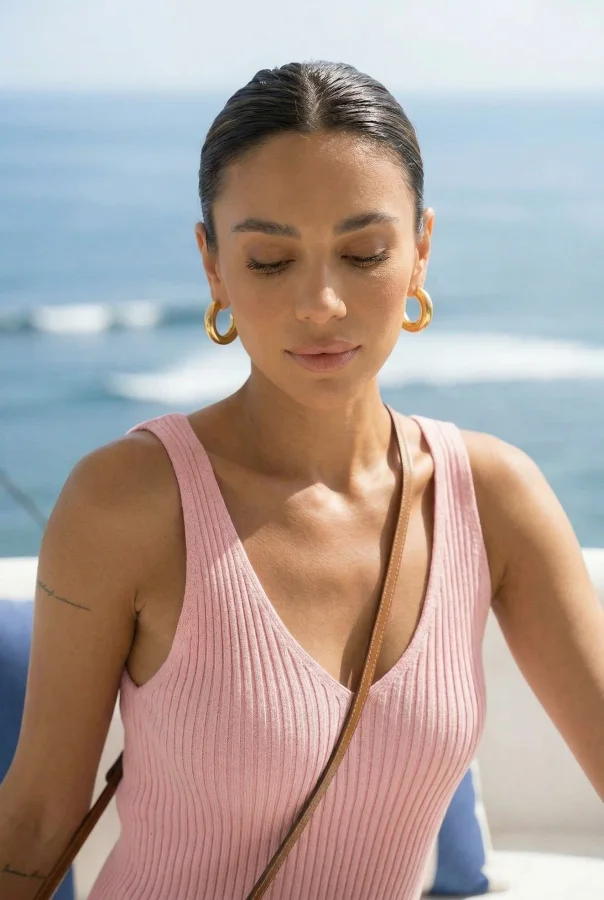 Débardeur En Viscose  | Vintage Mode