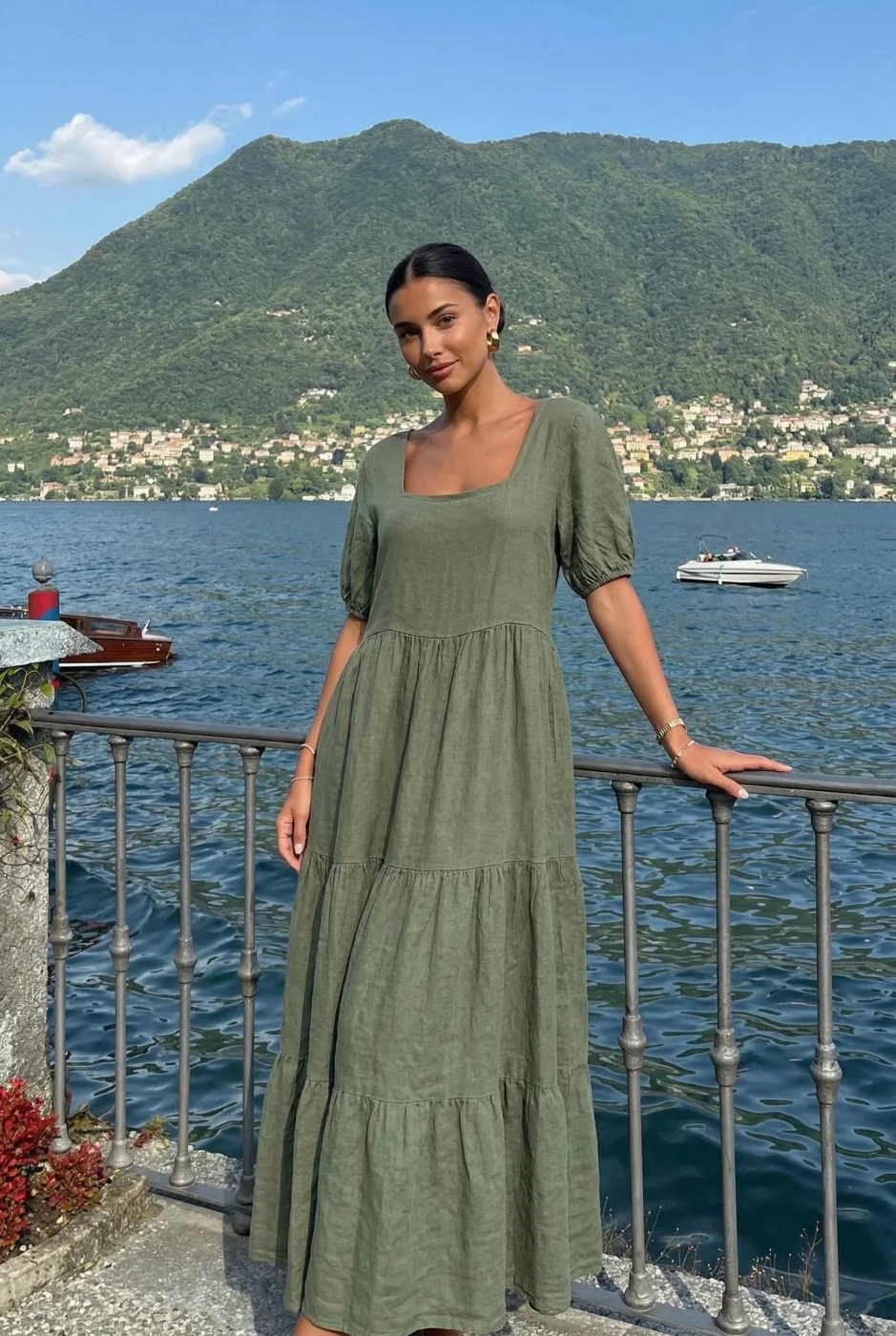 Robe En Lin | Vintage Mode