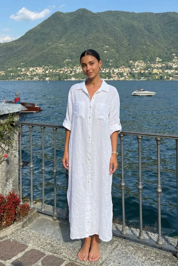 Robe En Lin  | Vintage Mode