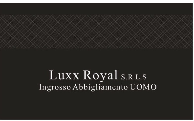 LUXX ROYAL UOMO I Fashion Wholesaler Wholesale supplier in ROMA Italy