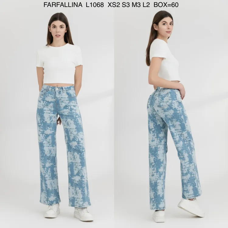 Women's Denim from clothing wholesaler FARFALLINA in Italy