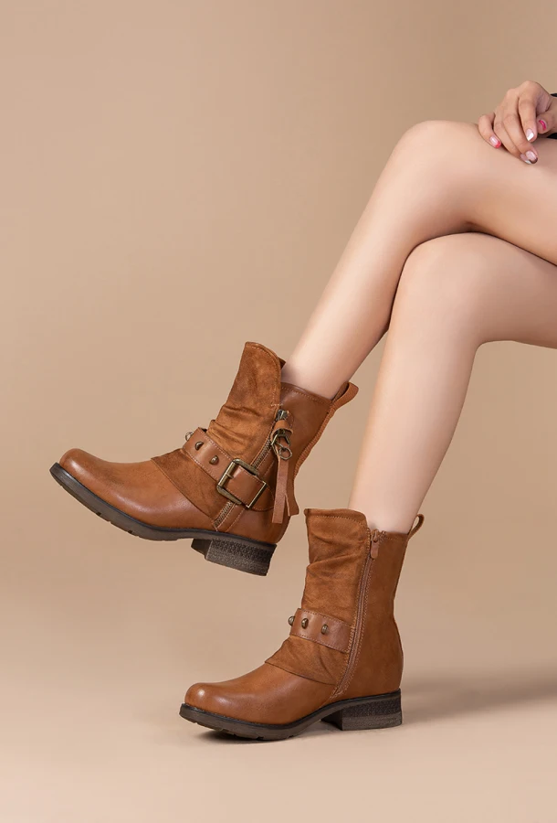 Bottines tendance kaki  | Rynalife