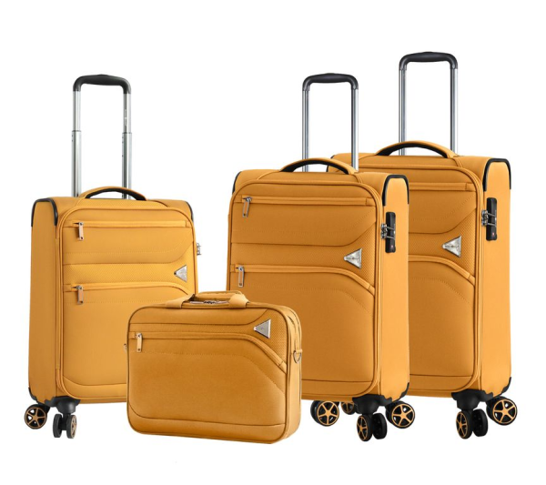 Set de 3 valises + porte pc tissu nylon 900 D | Rynalife